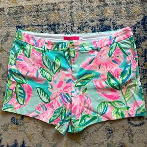 Lilly Pulitzer Knit Shorts Like NEW - Size 14